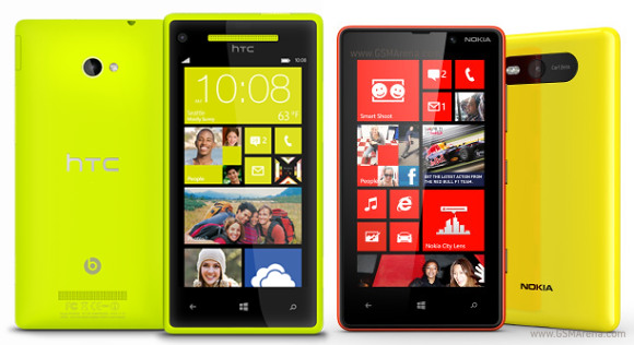 Nokia quyết kiện HTC vi phạm bản quyền thiết kế điện thoại Windows Phone 8