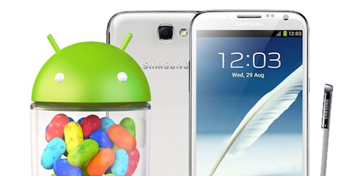 Galaxy Note II được cập nhật lên bản Android 4.1.2