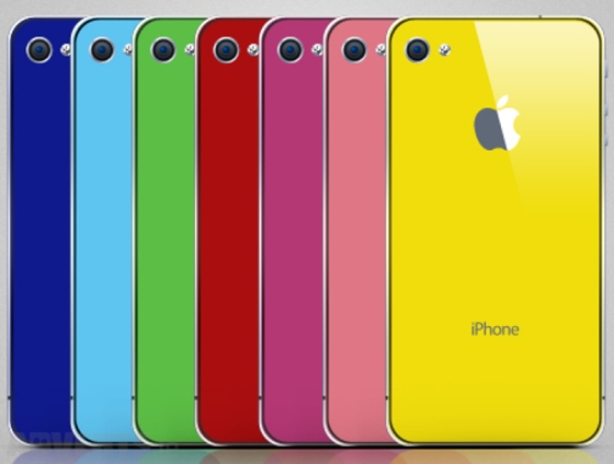 iPhone 5S có thể có nhiều phiên bản màu sắc giống iPod Touch