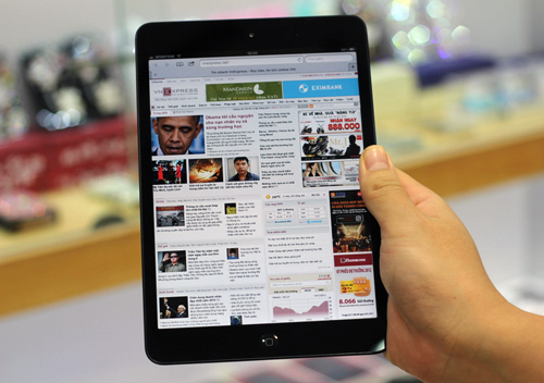 iPad Mini chính hãng về VN, giá thấp hơn hàng xách tay