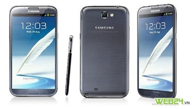 Samsung Galaxy Note II có thêm màu xanh