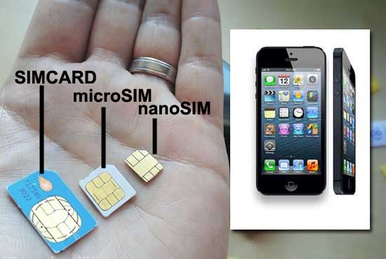 Chỉ nano SIM của nhà mạng dùng được cho iPhone 5