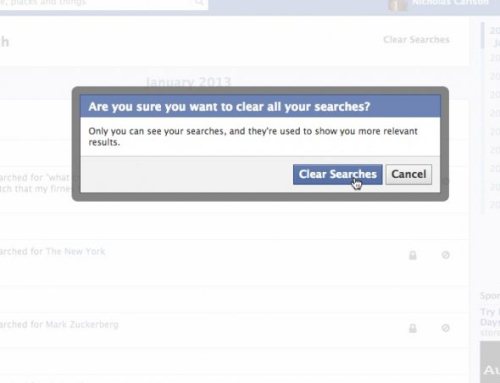 Facebook, xóa dấu vết trên facebook