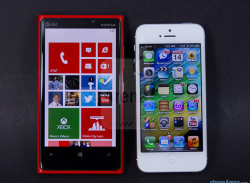 So sánh iPhone 5 và NoKia Lumia 920