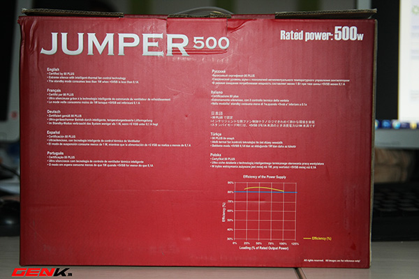 bộ nguồn, Jumper 500, Huntkey, chứng chỉ 80+, Jumper 550, Việt Nam