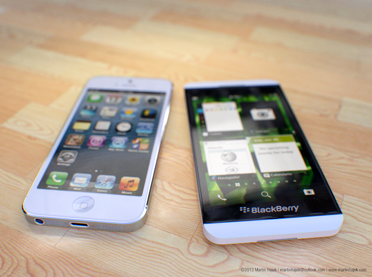 BlackBerry 10, Iphone 5