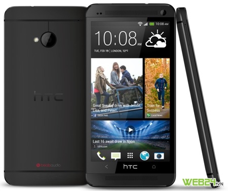 HTC One có giá từ 14 đến 16,7 triệu đồng tại Đài Loan